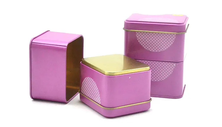 Custom printed metal 3 stacking storage tin box/can wholesale