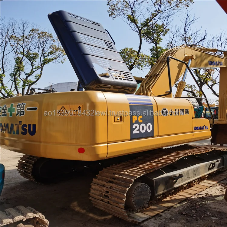 Хорошее Качество Komatsu б/у PC200-7 экскаватор для продажи/японском стиле предварительно окрашенная оцинкованная сталь) с низкой ценой