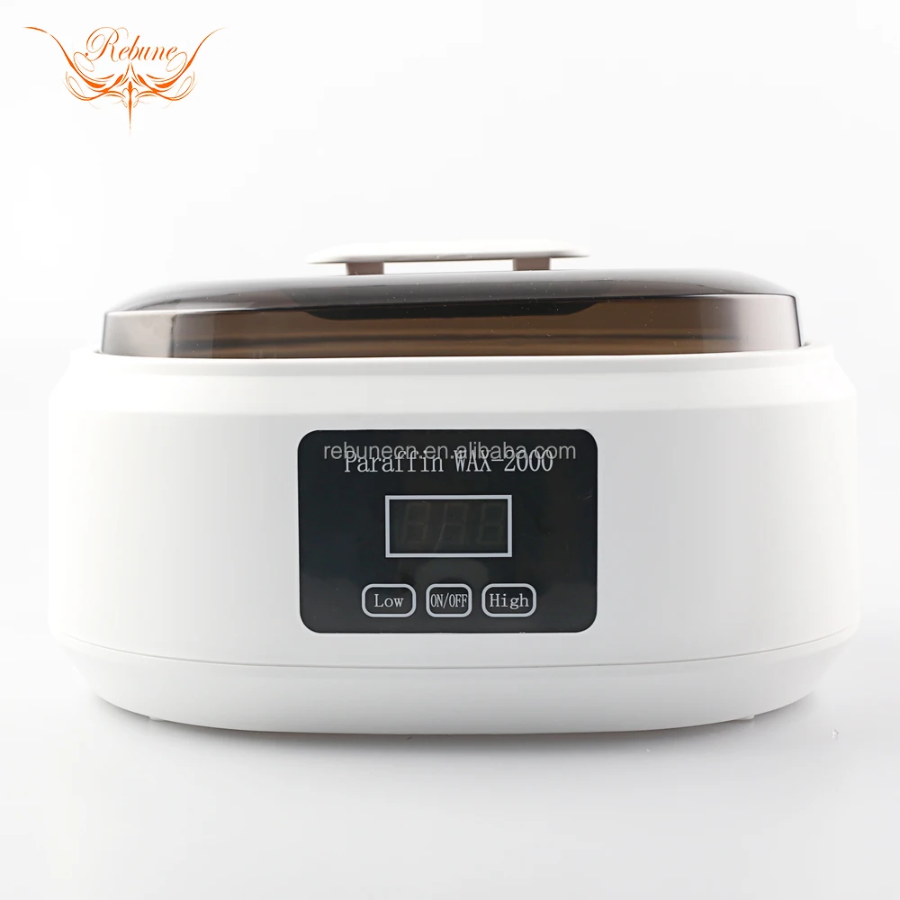 REBUNE Black Paraffin Wax Heating Machine Digital Paraffin Wax Warmer for Beauty Skin
