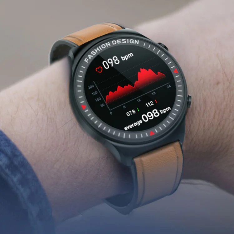 
Heart Rate Tracker Blood Pressure Blood Oxygen Monitor Passometer Sport Waterproof Smart Watch 