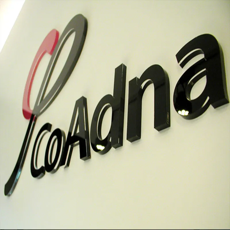 Custom wall Name Beautiful Solid Acrylic letters 3d Clear Acrylic letters