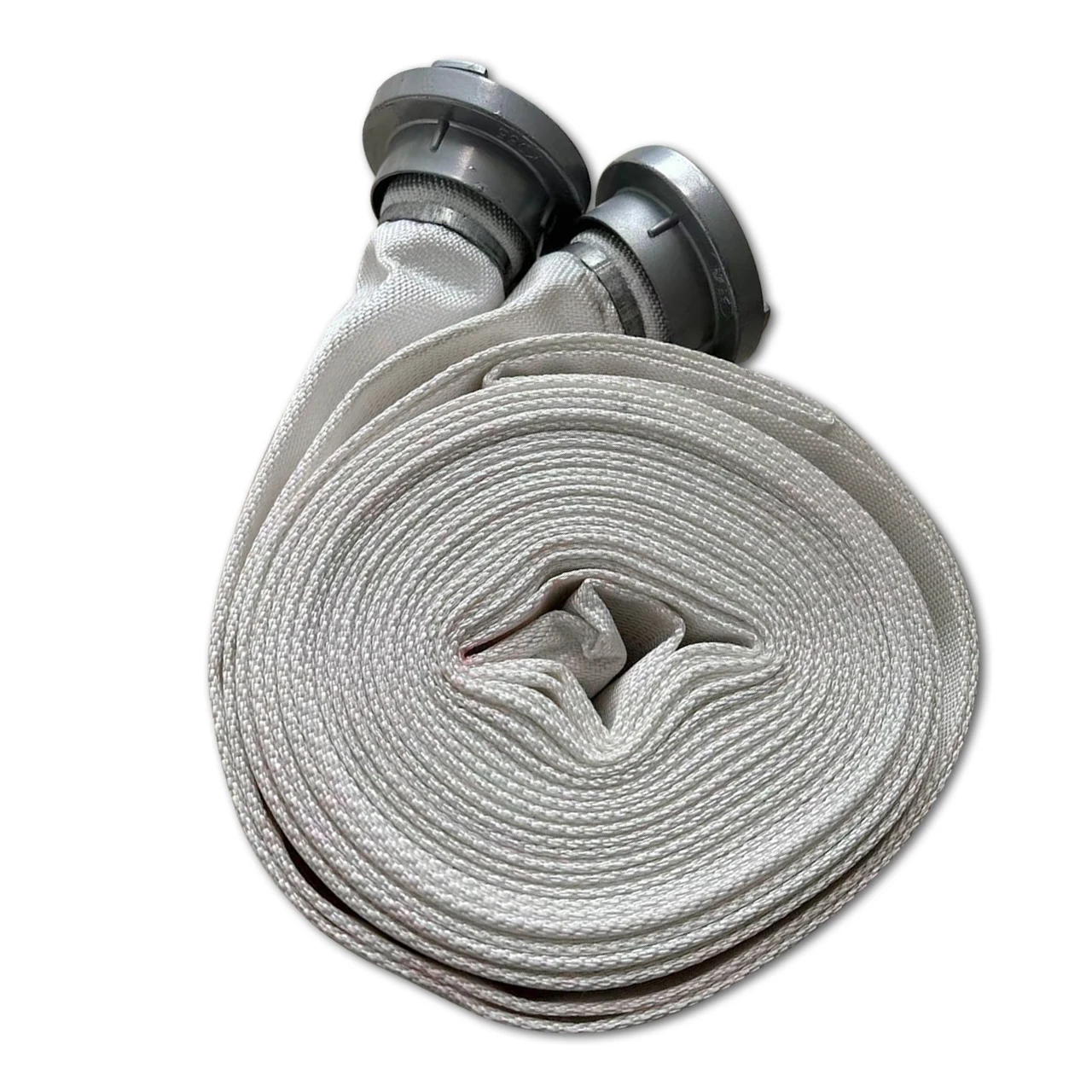 Rubber lined fire fighting hose reel