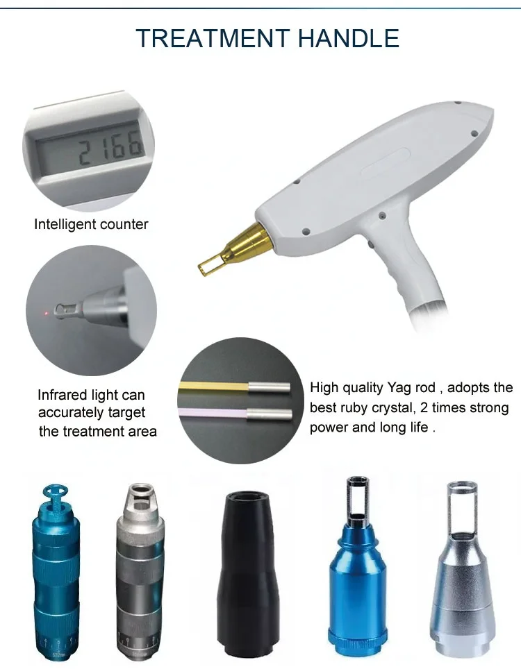 New q switch nd yag laser permanent tattoo removal q-switch laser machine for tattoo removal