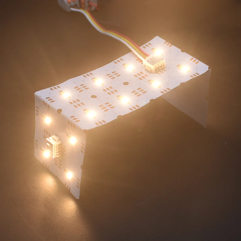 BRIGHT Dual Color Dot Matrix Display DC24V CCT double color LED Board smd2835 Flexible Panel Light Led Sheet