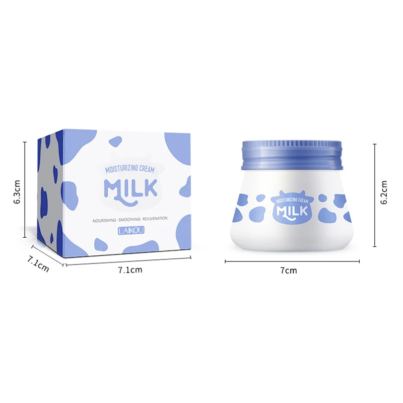 LAIKOU Milk Cream Anti-Wrinkle Whitening Facial Cream Anti-aging Nourishing Moisturizing Creams Skin Care Korean Cosmetics