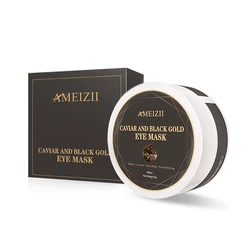 Black Caviar Eye Mask Hydrogel Eye Patch Collagen Anti Wrinkle Dark Circles Remover Parche Ojo Eyemask Sleep Eyepatch