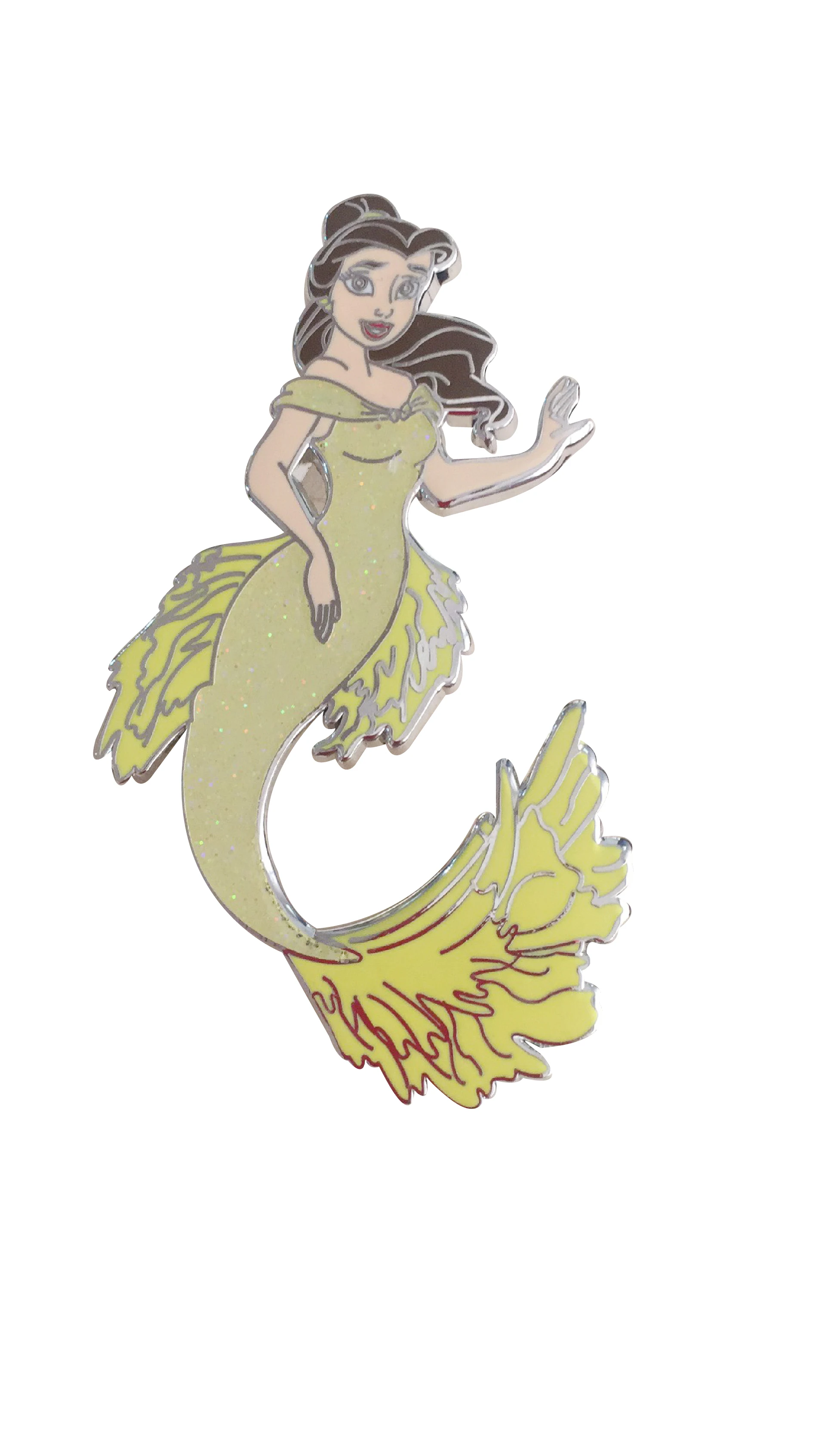 Custom Glitter Cartoon Hard Enamel Fantasy Pins Badges Manufacture Lovely Pig Enamel Badge Pin