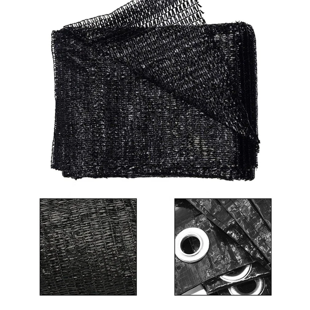 Hot 50% Sunblock Shade Cloth UV Resistant Fabric Greenhouse Plant Cover Garden Garage Sun Shade Cloth Mesh Shade