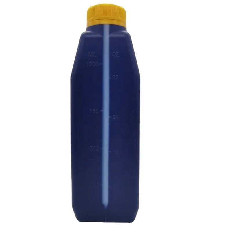 In Stock 1000ml Plastic Engine oil bottles Empty HDPE Motor Oil Container For Lubricant