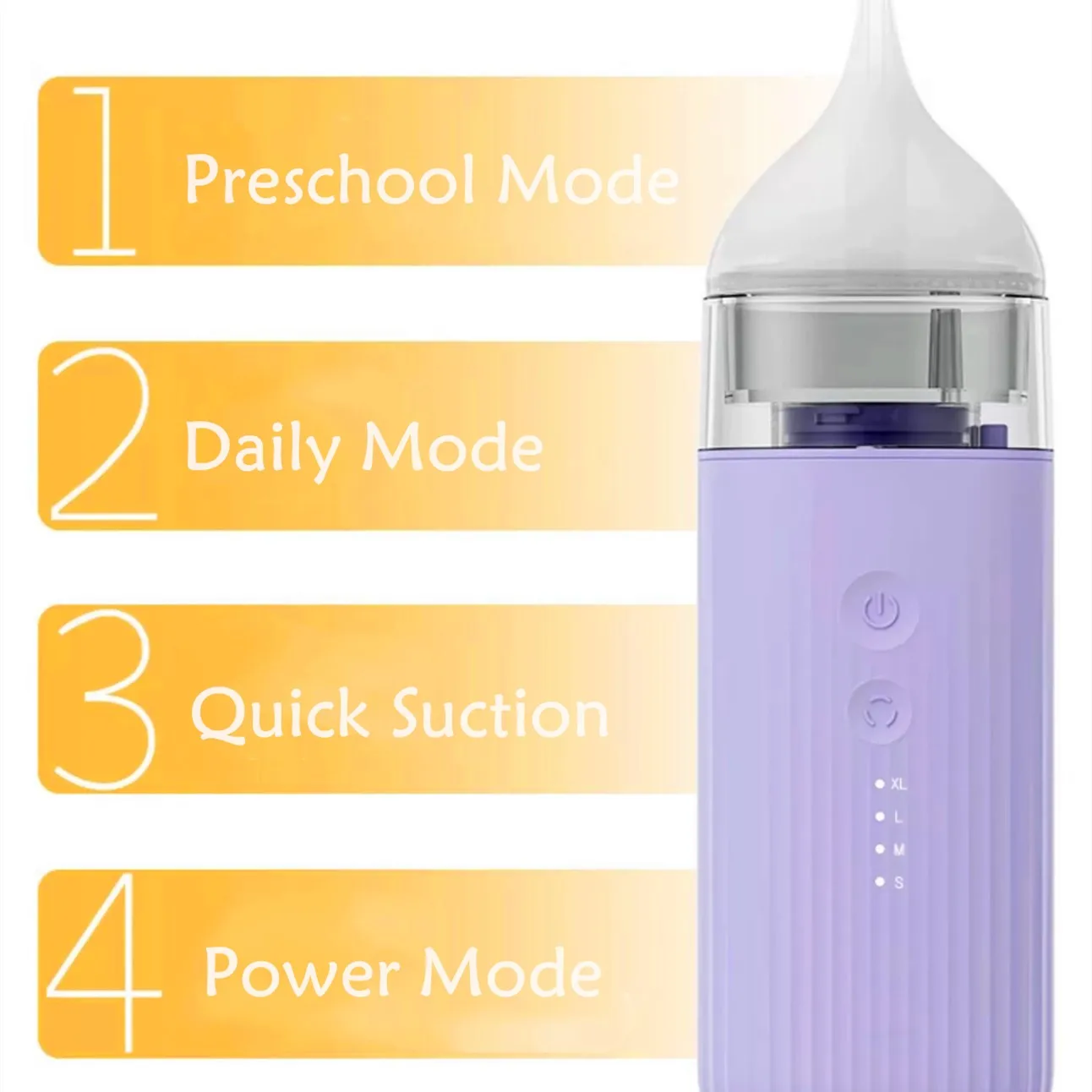 Wholesale Hot Selling Four Colors Newborn Baby Electric Nasal Cleaner Aspirator IPX7 Waterproof with Automatic Cleaning Function