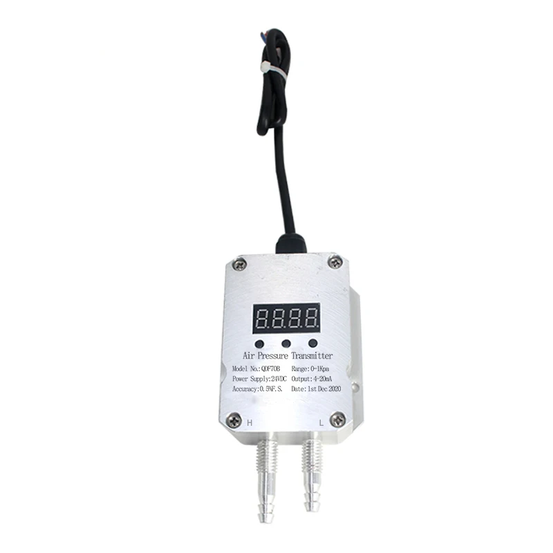SWK-A450 4-20mA выход Светодиодный дисплей Датчик давления воздуха микро-датчик перепада