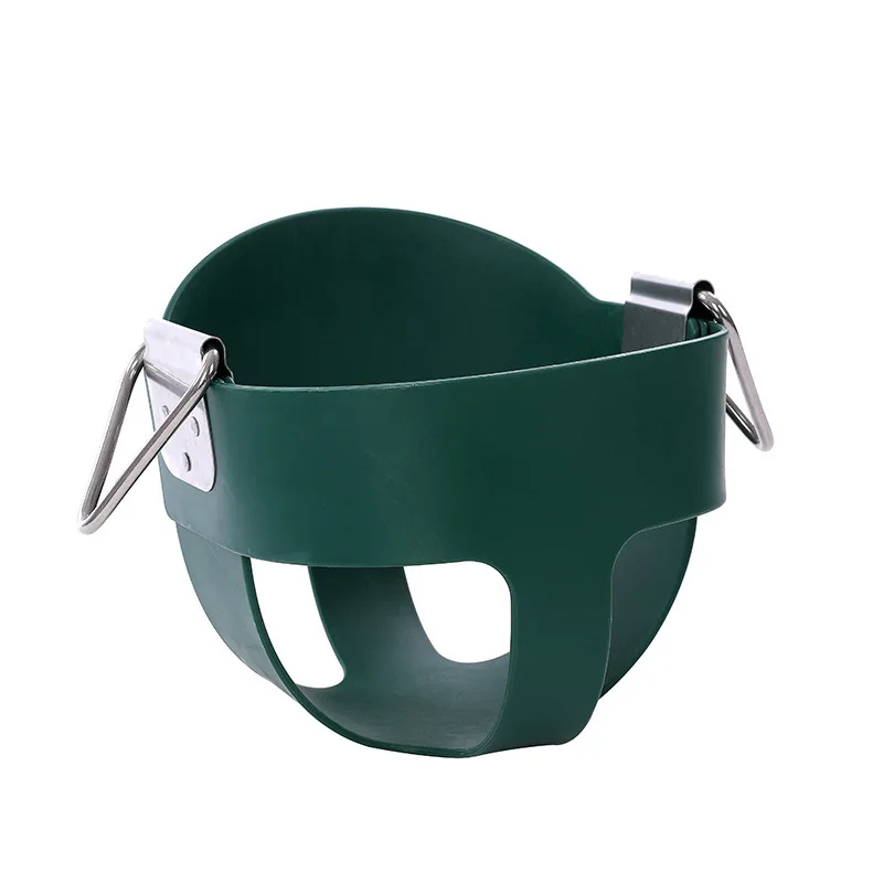 Full Bucket Baby Swing Set with Chain Rope Indoor Hanging Baby Swing Chair Patio Children Toy Swing Set