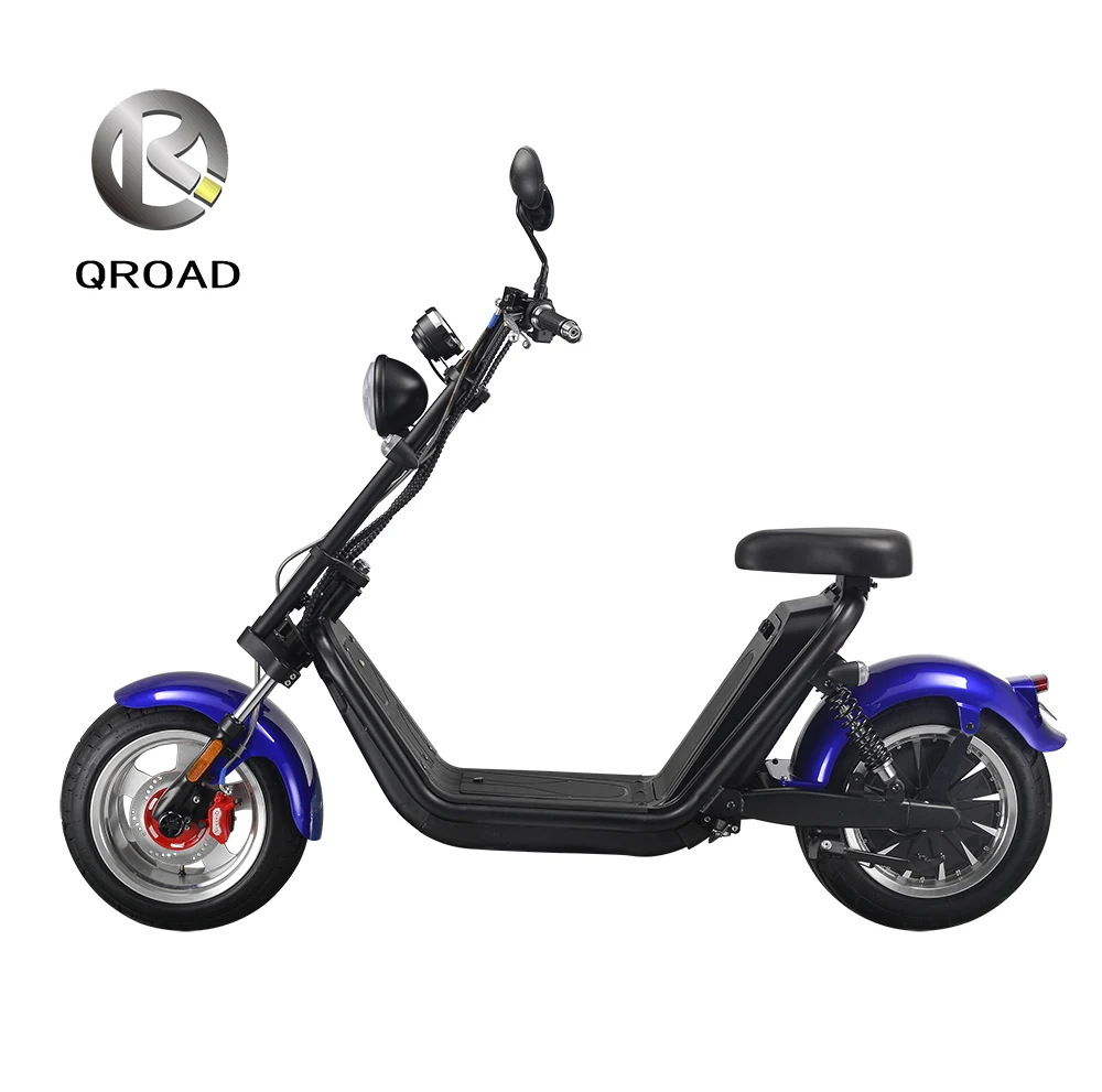 QROAD X4 EEC COC 3000W 2000watt fat tire  2 wheel electric scooter citycoco xecuter sx trottinette electrique