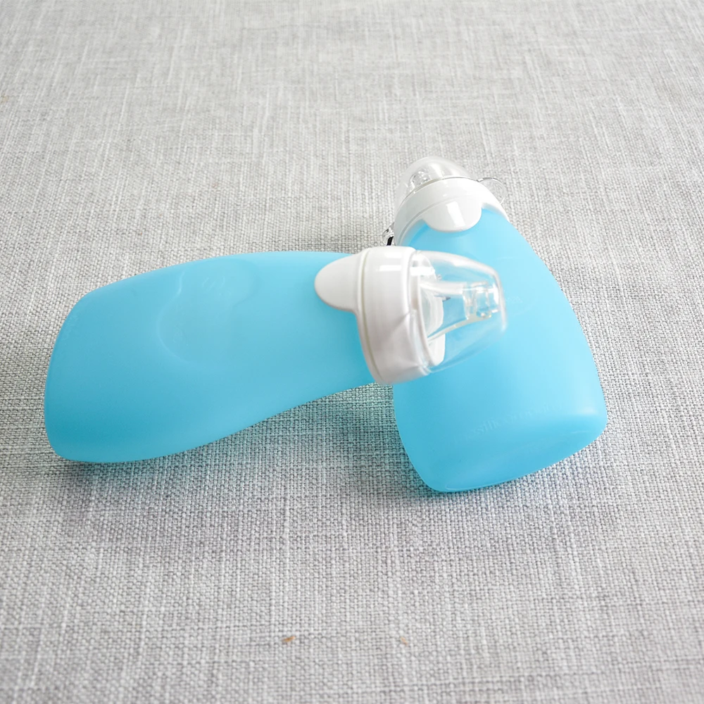 Unique Design Leakproof Feeding Bottle Reusable Food Pouch Silicone Newborn Baby Feeder Feeding Bottle