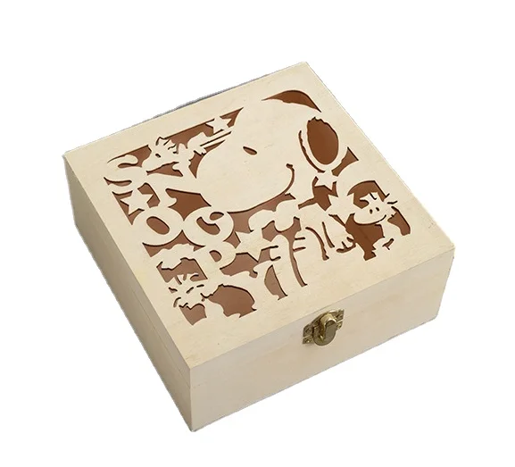 Низкая цена, оптовая продажа, полые подарочные упаковочные деревянные коробки, медовые коробки