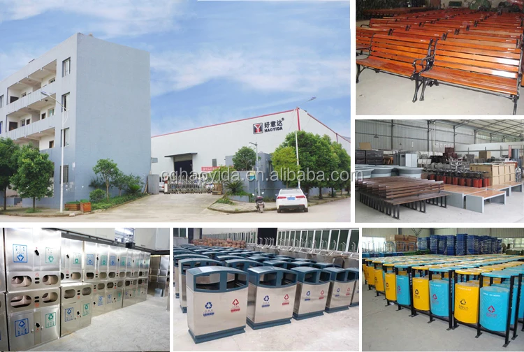 Hot Selling Street Furniture Cast Iron Red Outdoor Round Table Restaurant Tables and Chairs Garden Patio Picnic