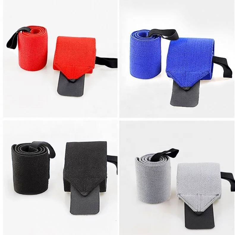  2020 New Arrival Bodybuilding Power Lifting Wrist Supports Assist Straps Grip Strength Weightlifting Gym Wristband