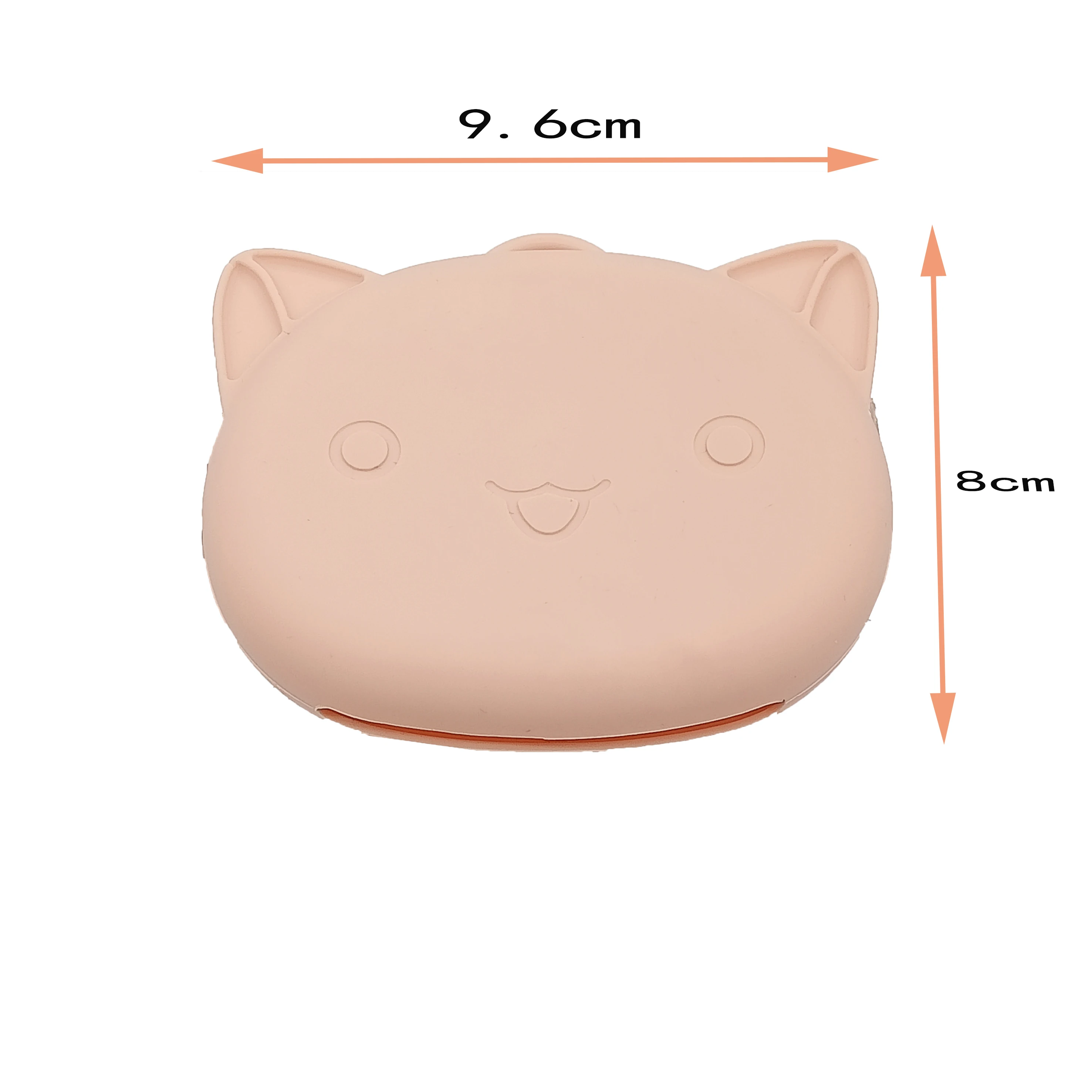 Skin-Friendly Make Up Puff Case Portable Powder Puff Bag Silicone Powder Puff Holder For Triangle Powder