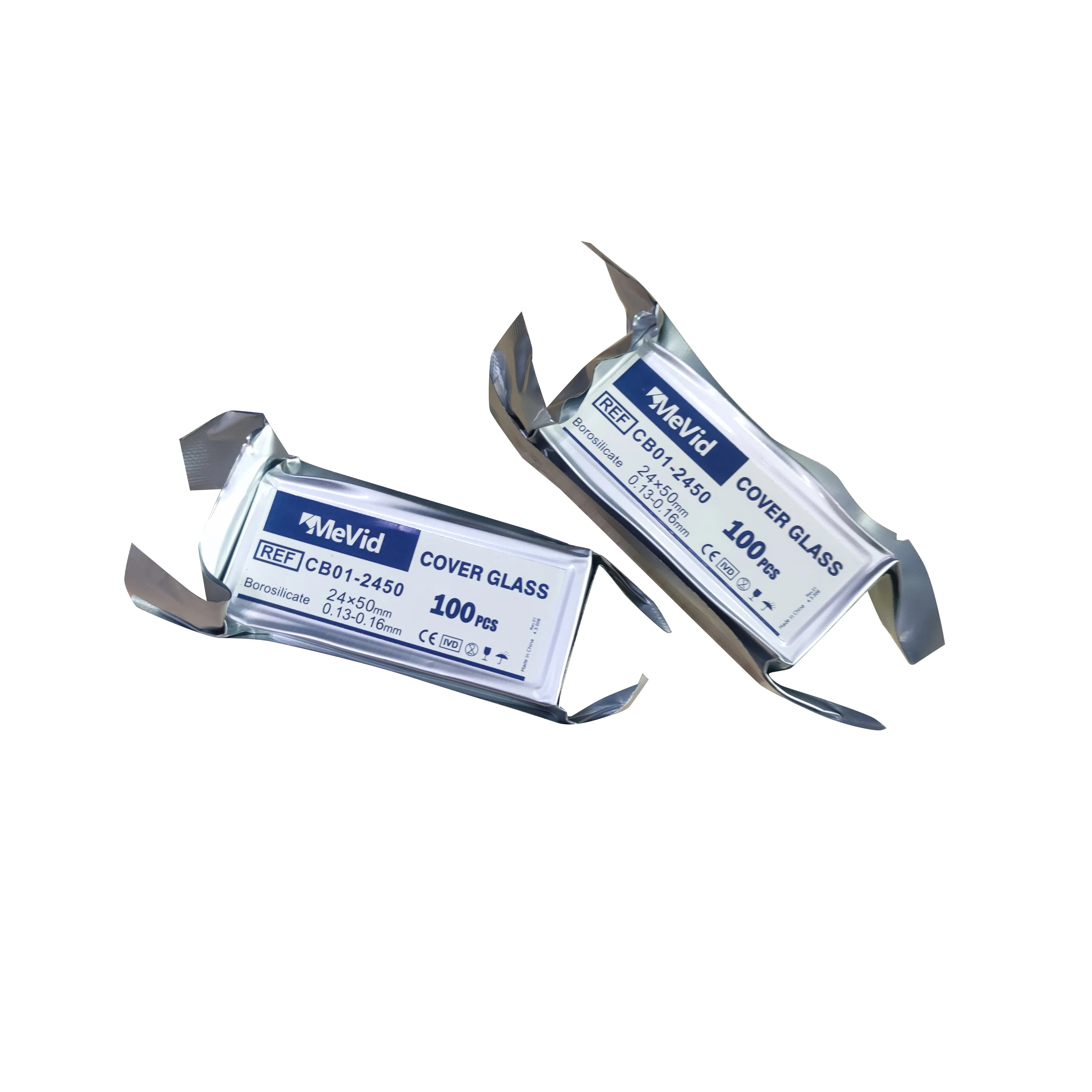 Microscope Slide Pre-Cleaned Hemaglas Cover Glass for Lab Use