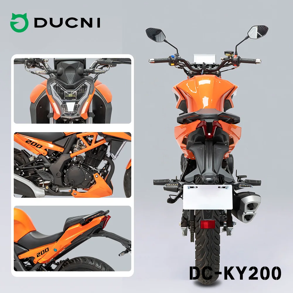 Super style Classic gasoline retro Motorbike 200CC 4 strokes Cruiser Vintage motorcycle