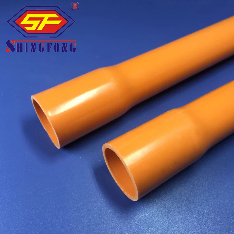 Electric 20mm 25mm  rigid PVC Conduit pipe with socket pvc pipe sweep bend