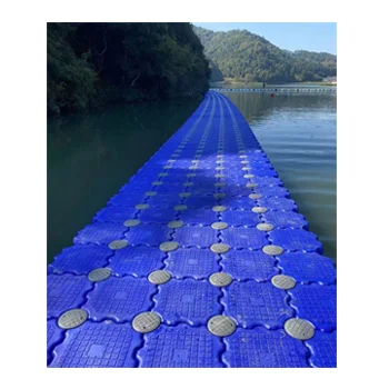 Easy assembly  HDPE cubes dock floats  jet ski floating dock pontoon bridge used in yacht dock