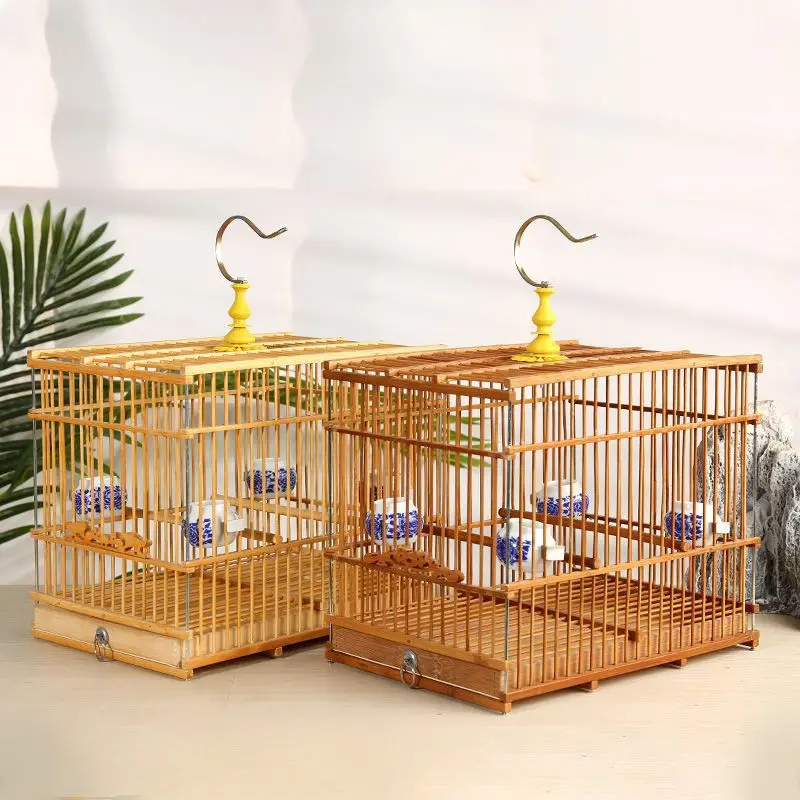 Chinese manufacturer Large bird cage Square birdcage Parrot Bird Breeding Cage Mesh House With Hanging