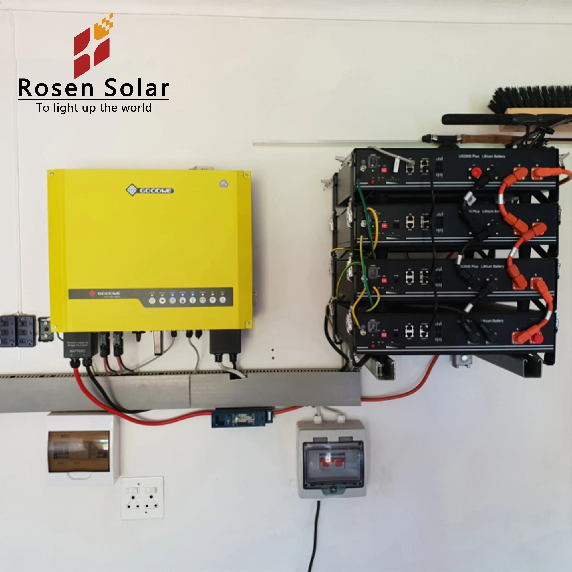 Lithium Ion Battery Lifepo4 48v 200ah Battery Pack Rosen LiFePo4 Battery 100ah 200ah 300ah