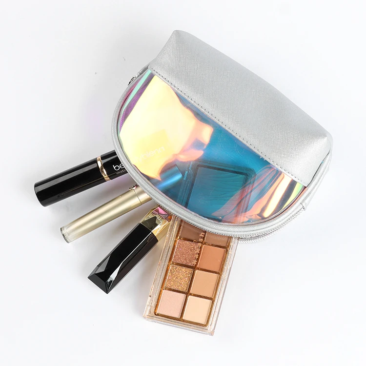 PU Glitter Cosmetics Cases Cosmetic Bags & Cases Foldable Womens Make Up Toiletry Bags