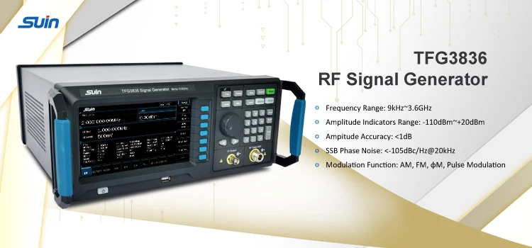 Tfg3836 3.6GHz rf signal source generator  with 0.01Hz high resolution