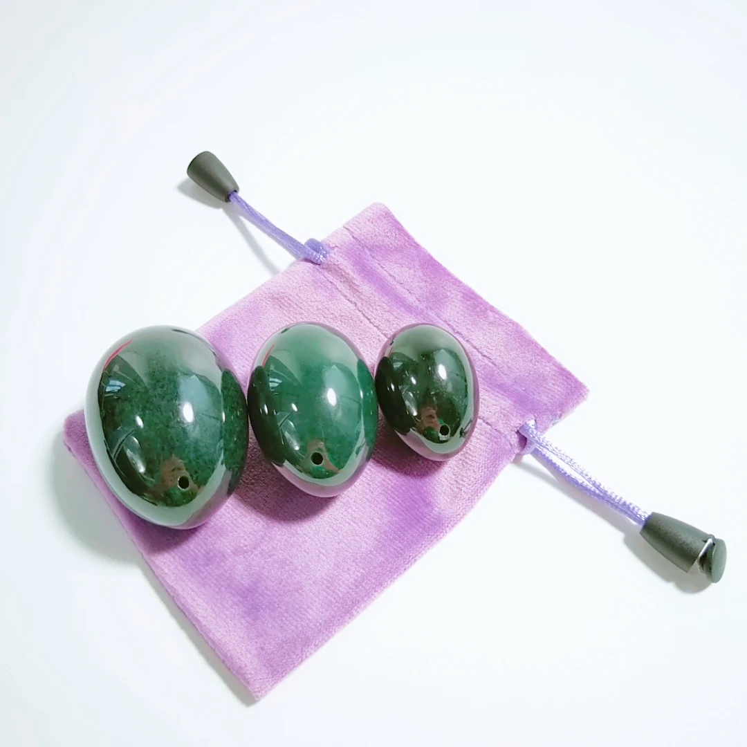  Оптовая продажа 100% натуральные яйца kegel yoni нефритовые nephrite из натурального