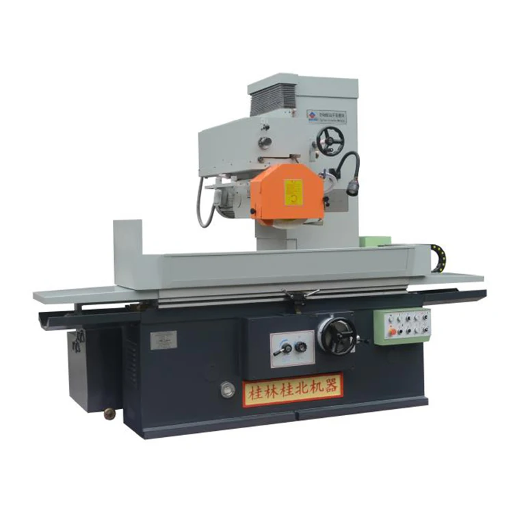 CNC/PLC column-mobile surface grinding machines with horizontal grinding wheel spindle and reciprocating table
