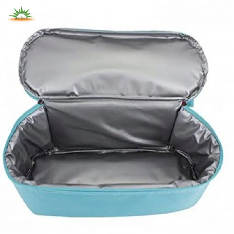 Multifunction Plastic Mesh Tote Beach Bag with Bottom Cooler Compartment