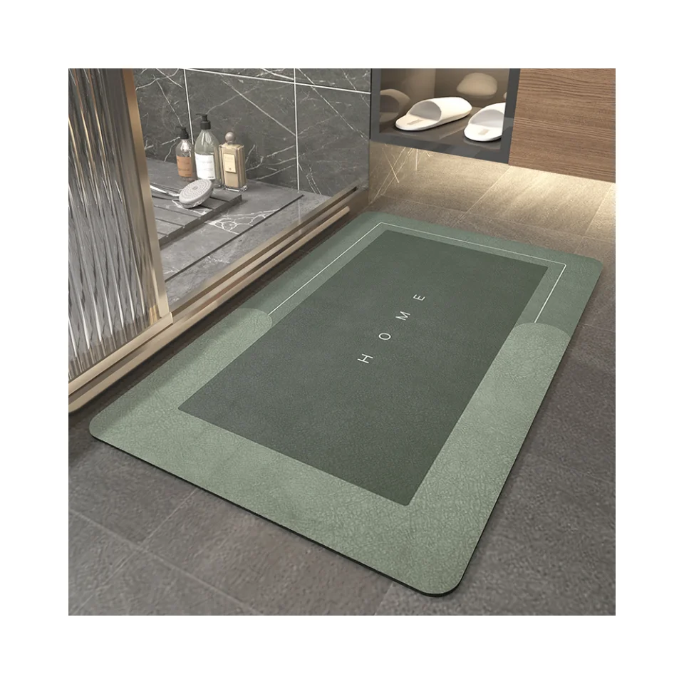Easy Home Toilet Non-slip Mat Door Absorbent Bathroom Tappeti Floor Mat Toilet Door Carpet Bath Mat