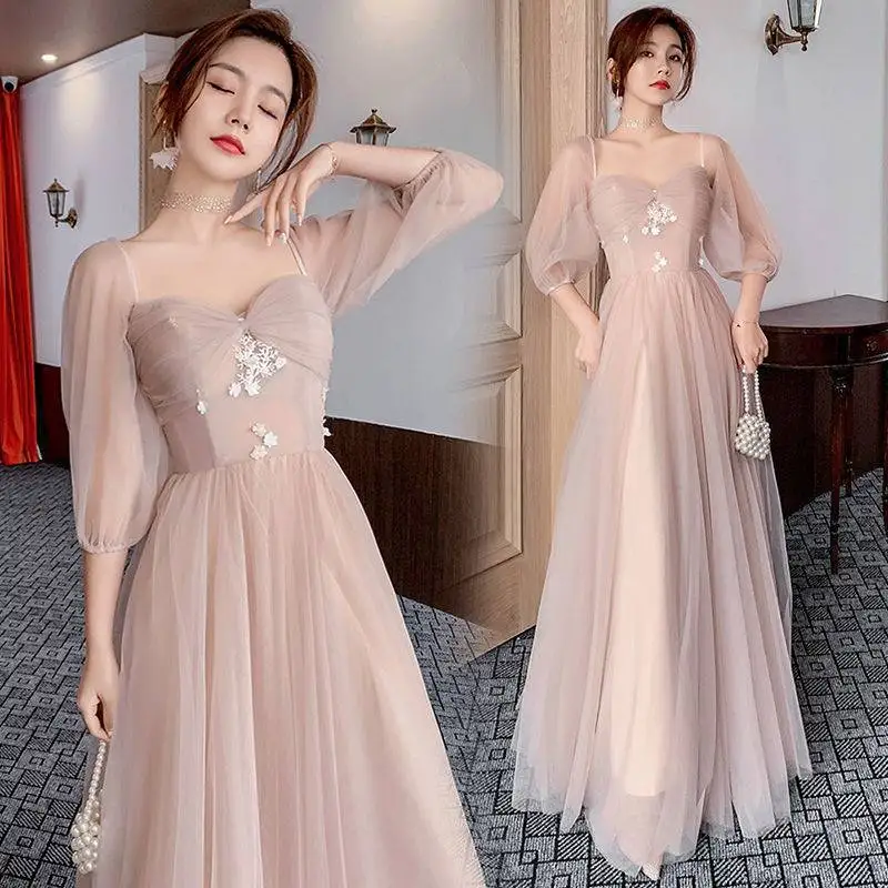 Dresses 2022 Designers Clothes European Clothing Maxi Elegant Modest Evening Dress