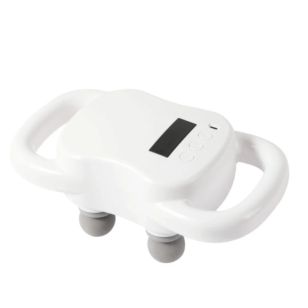 Free Shipping Four massage heads, fascia gun, deep impact, low back muscle relaxation, high frequency vibration of massager