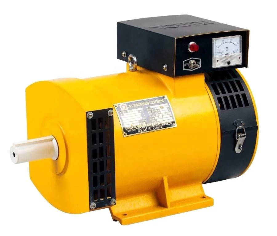 ST STC 10kw ac alternator 1 phase 3 phase brush alternator generator good price