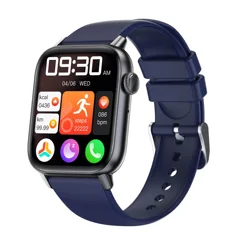 Guangzhou Big Pink Colour  2022 Rotatable Phone Reminder Body Temperature Measurement Smart Watch With Ips Display