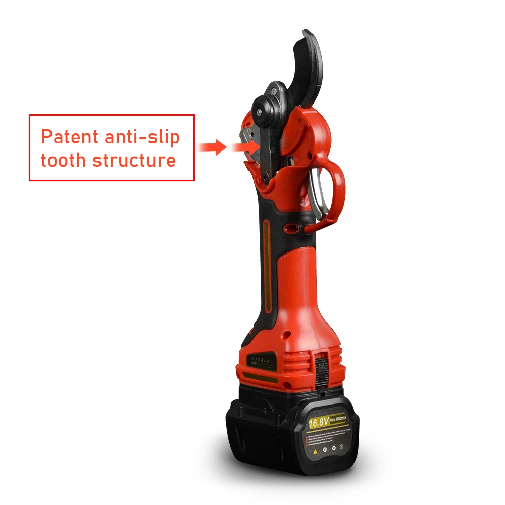 Battery Powered Pole Pruner with 2pcs Rechargeable Battery, Brushless Electric Pruner with 7.2 Feet Foldable Extension Pole