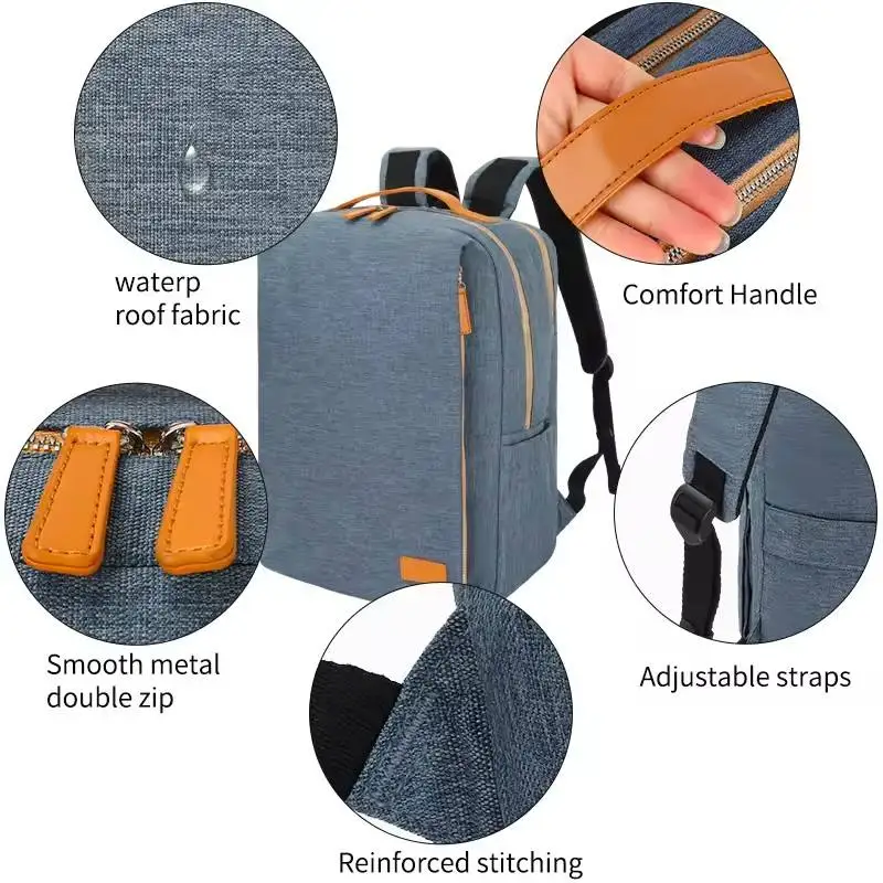 Factory OEM Business Backpack with USB Charging port Waterproof Book bag backpack school bags