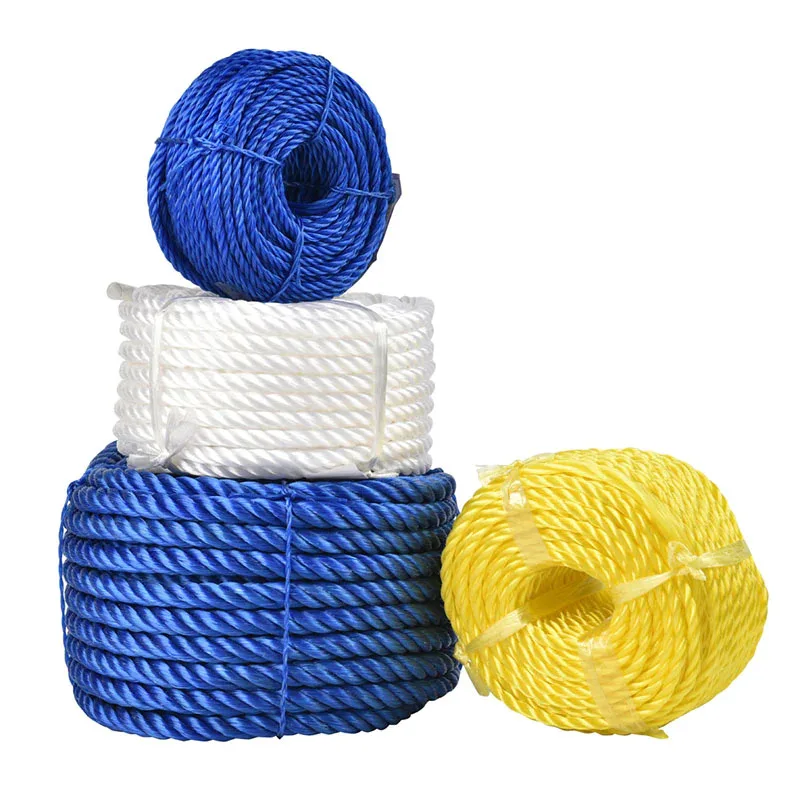 Colombia 6, 8, 10 and 12mm gauge polypropylene pp ropes