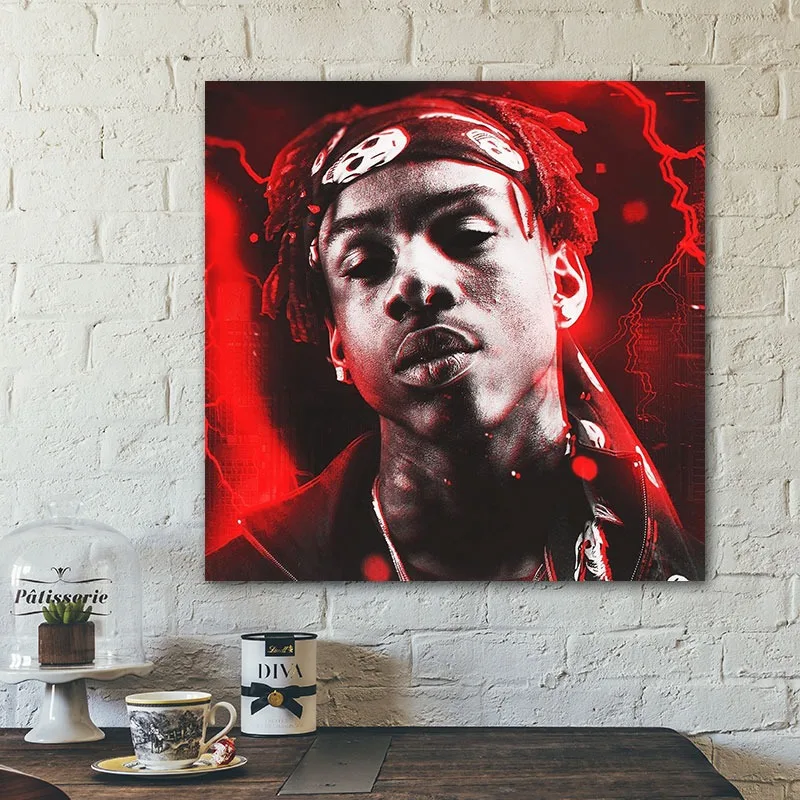 BIGIMAGE Custom Rock Pop Street Star Poster Decorative HD Wall Painting frame Digital Printing Cardboard Kraft Paper Art Paper