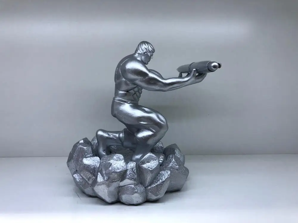The Hulk comics Executive Pen Stand Cool Pencil Holder Resin Model Hero Armor Soldier Pen Holder With Metal Pen Gift For Man