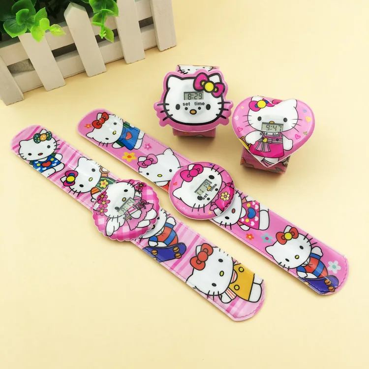 Beian Hot Selling Customized Digital Cartoon Waterproof Slap Child Watch