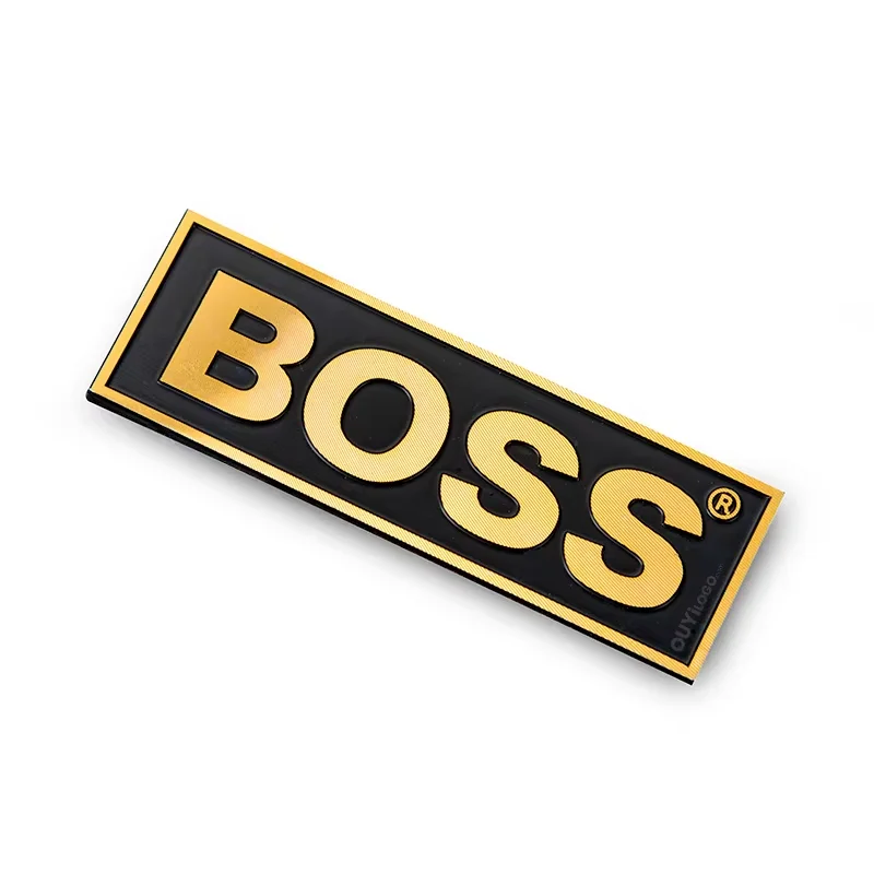 Customized audio aluminium label personalized audio electronics Brand Logo metal nameplate Audio Equipment Nameplate badge