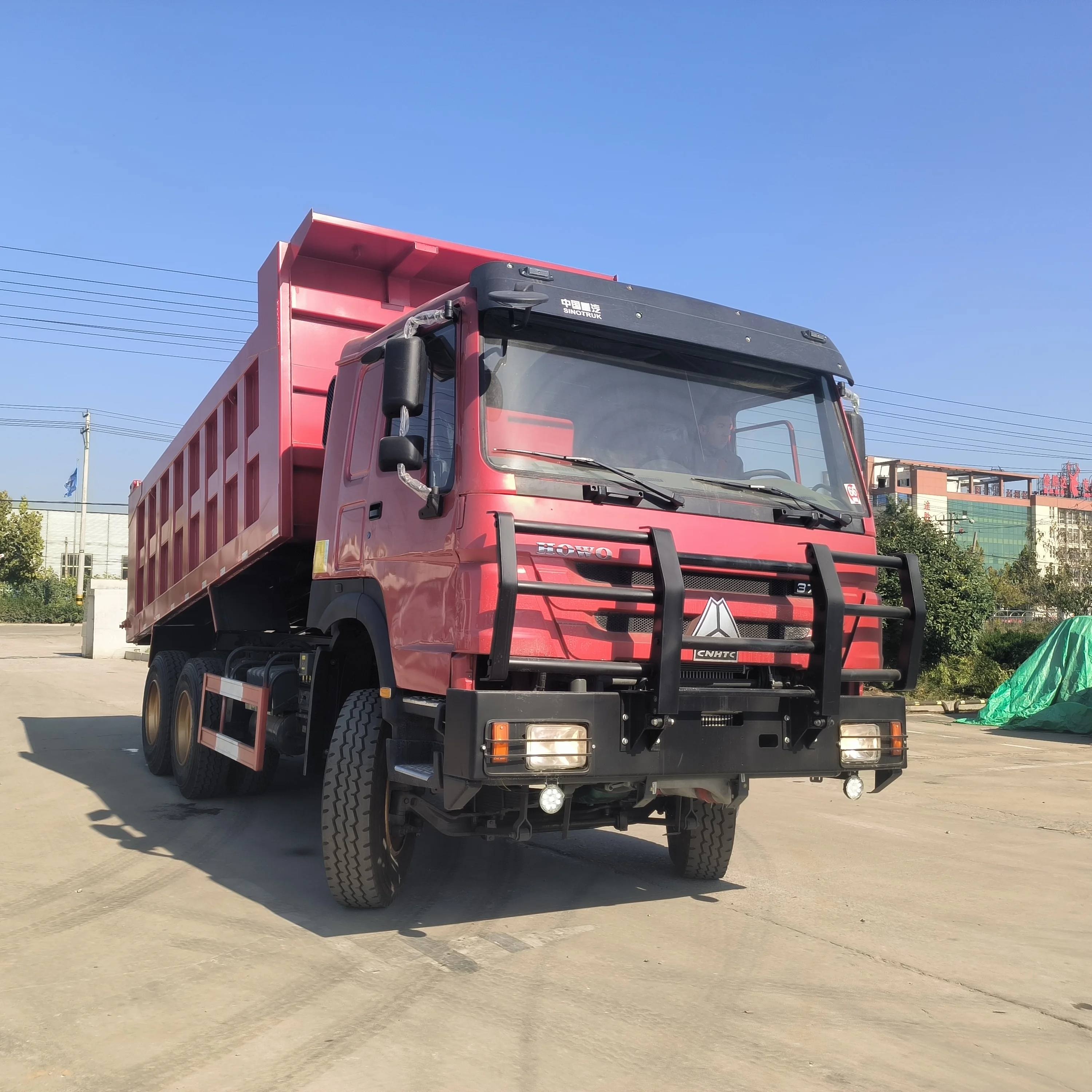 По заводской цене новый/использованный Sinotruk Howo 6x4 10 шины 371HP 400HP строительный грузовик HOWO самосвал