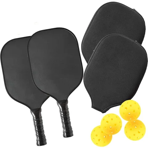 Professional Custom Head Quality Nylon Mesh USAPA Approved Graphite Carbon Fiber Pickle Ball Paddle