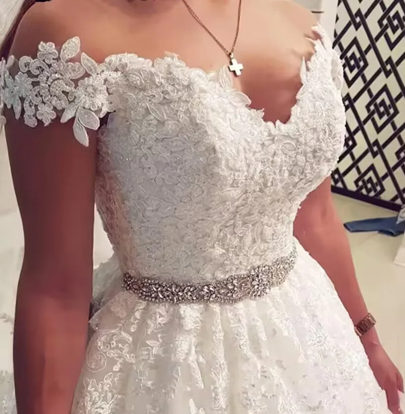 2024 New Spring Mid-length Sleeves Noble White Elegant Mid-waist A-line V-neck Chinese Short Style Bride Wedding Dresses