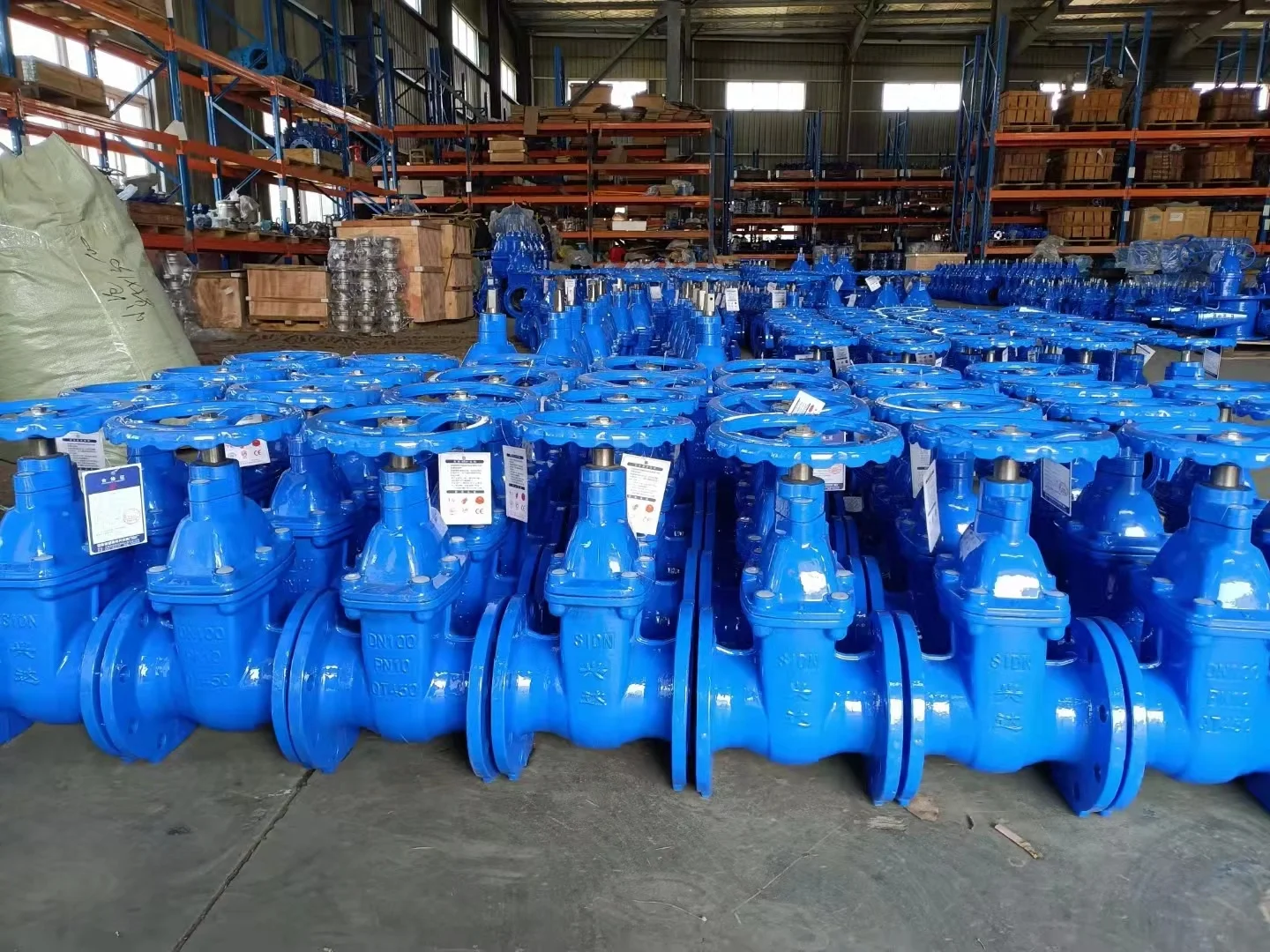 Flange Type Di Non-Rising Stem Resilient Stem Soft Soft Seat Ductile Iron Gate Valves