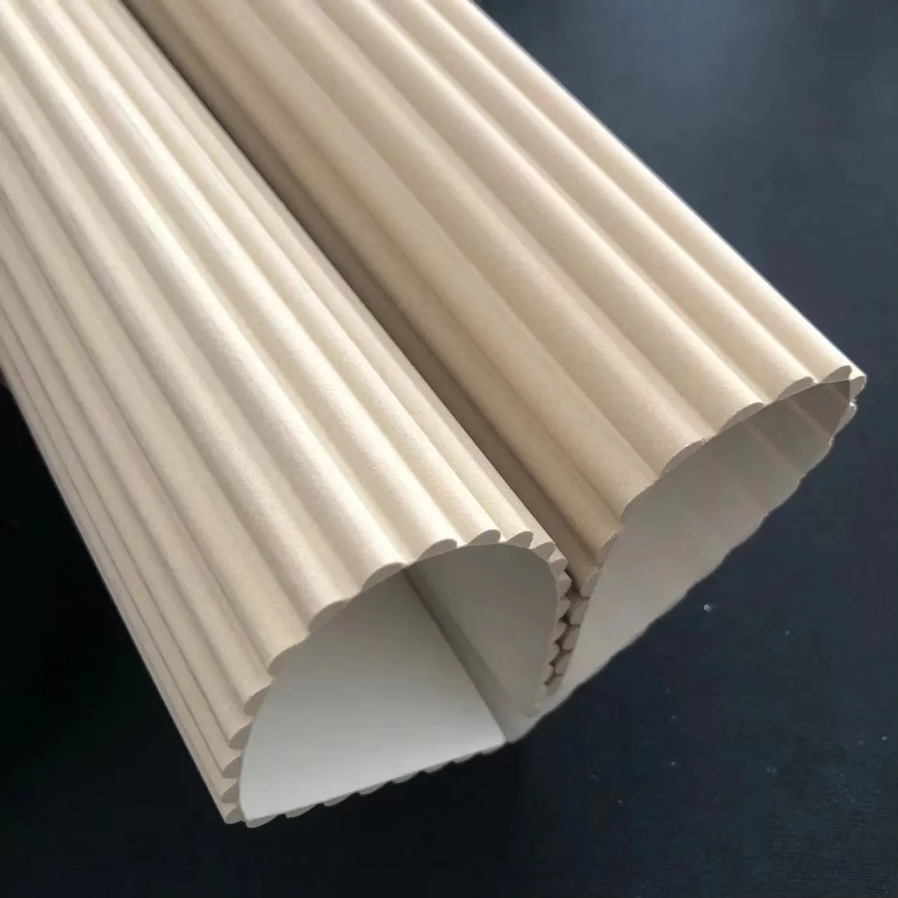 Flexible Soft Embossed paper Wood Panel for Wall Pole Covering Decoration Tambour Panel Board Mold Press Molding fibreboards